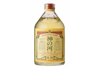 商品写真：長期貯蔵麦焼酎「神の河（かんのこ）」
